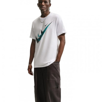 Front - Nike Mens Swoosh Graphic Print T-Shirt