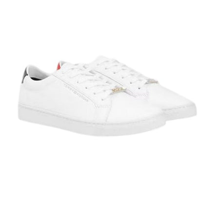 Front - Tommy Hilfiger Womens/Ladies Essential Leather Flat Trainers