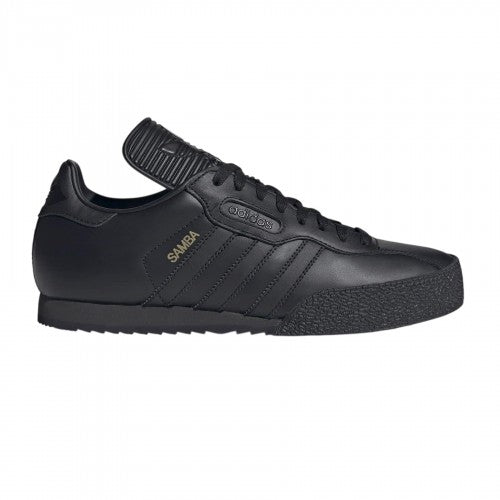 Front - Adidas Mens Samba Leather Trainers