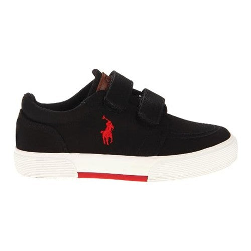 Front - Ralph Lauren Childrens/Kids Sutton Leather Trainers