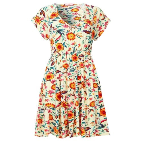 Front - Joe Browns Womens/Ladies Floral Tunic Dress