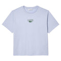 Front - Lacoste Womens/Ladies Printed Cotton Relaxed Fit T-Shirt