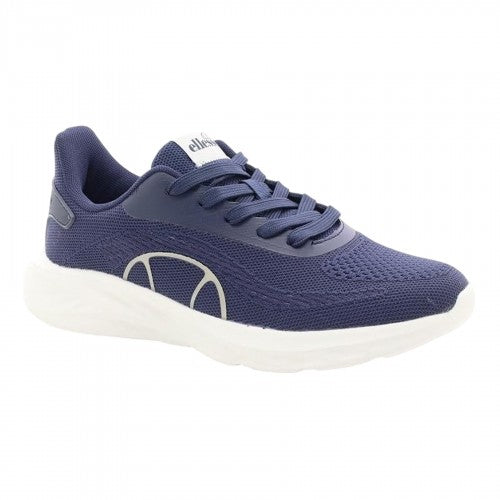 Front - Ellesse Mens Como Leather Flat Trainers