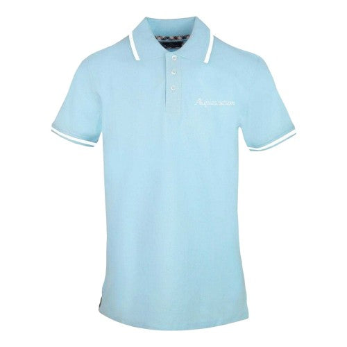 Front - Aquascutum Mens Tipped Polo Shirt