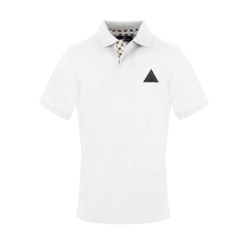 Front - Aquascutum Mens Logo Polo Shirt