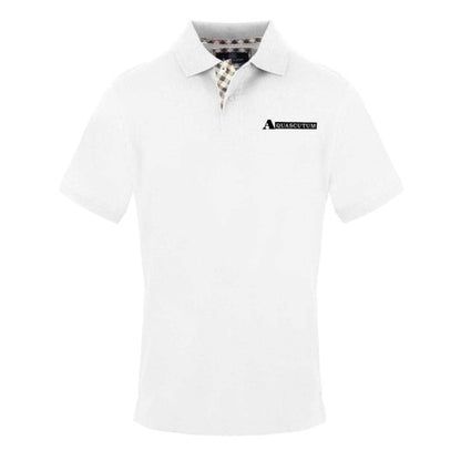 Front - Aquascutum Mens Logo Polo Shirt