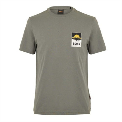 Front - Boss Mens Mountain Jersey T-Shirt