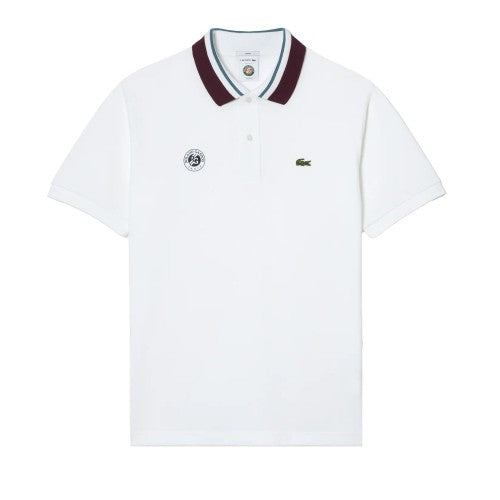 Front - Lacoste Mens Roland Garros Edition Polo Shirt