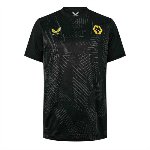 Front - Castore Mens 2023/2024 Wolves Match T-Shirt