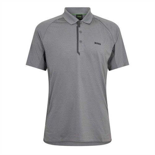 Front - Boss Mens Paddytech Logo Raglan Polo Shirt