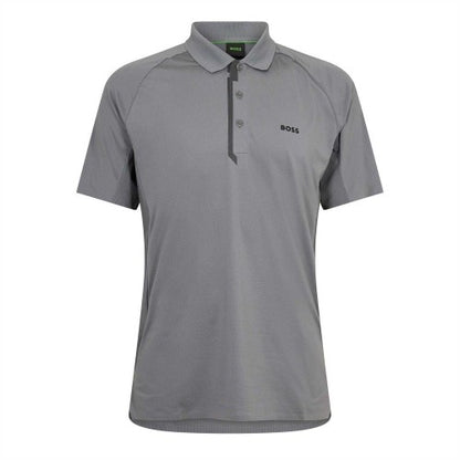 Front - Boss Mens Paddytech Logo Raglan Polo Shirt