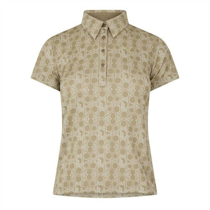 Front - Puma Womens/Ladies Hexagon Short-Sleeved Golf Polo Shirt