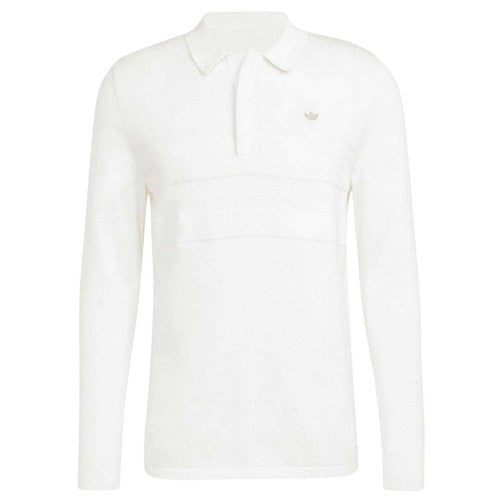 Front - Adidas Mens Originals Premium Long-Sleeved Polo Shirt
