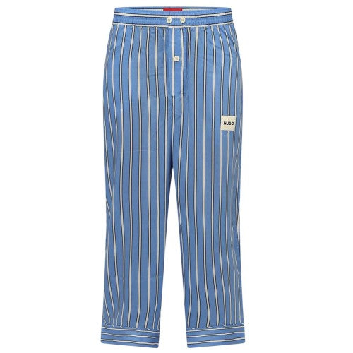 Front - Hugo Womens/Ladies Kleo Lyocell Striped Pyjama Bottoms