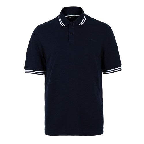 Front - Ted Baker Mens Tipped Regular Polo Shirt