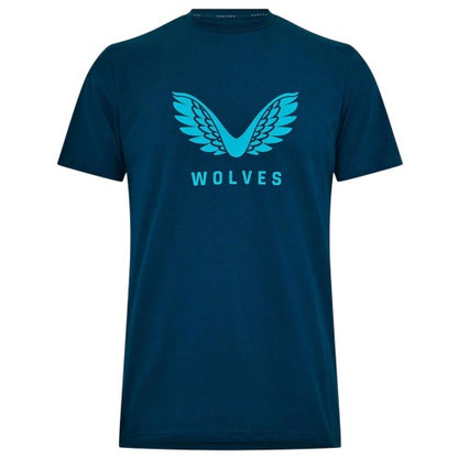 Front - Castore Mens Wolves T-Shirt