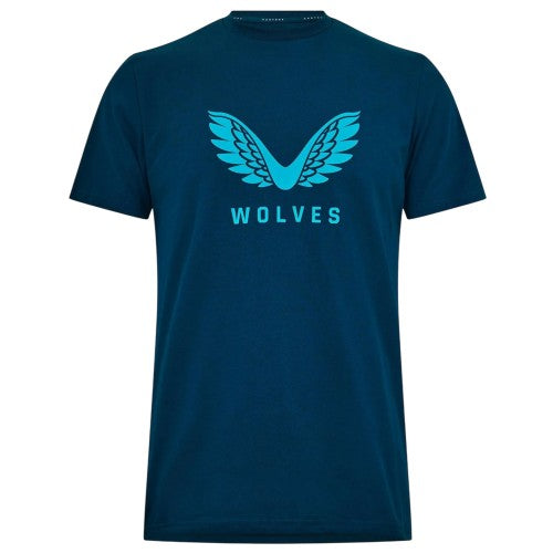 Front - Castore Mens Wolves T-Shirt
