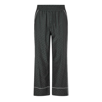 Front - Fendi Womens/Ladies All Over Logo Wide Leg Pyjama Bottoms