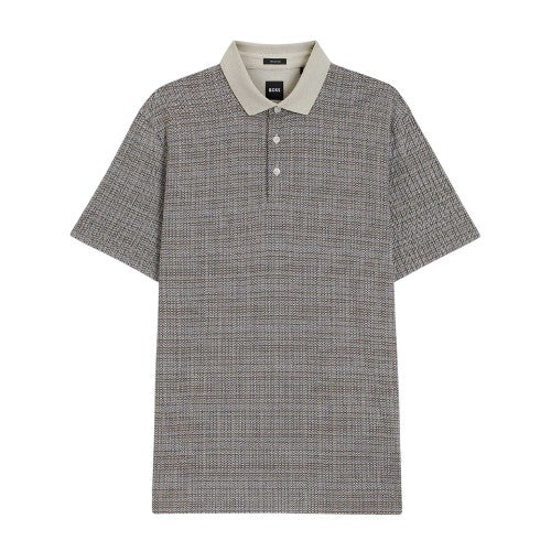 Front - Boss Mens H-Parris 102 Mercerised Cotton Polo Shirt