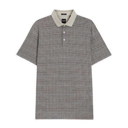 Front - Boss Mens H-Parris 102 Mercerised Cotton Polo Shirt