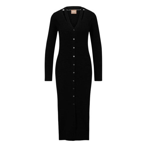 Front - Boss Womens/Ladies Cotton Midi Dress