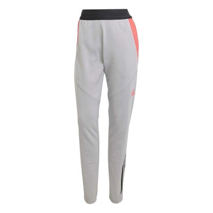Front - Adidas Womens/Ladies Tiro Colour Block Slim Tracksuit Bottoms