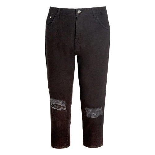 Front - Wednesday Womens/Ladies Denim Relaxed Mom Jeans