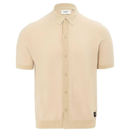 Front - Firetrap Mens Knitted Short-Sleeved Shirt