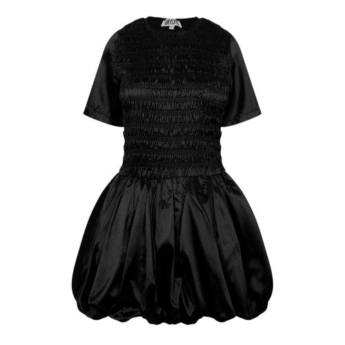 Front - AmyLynn Womens/Ladies Peplum Shirred Mini Dress