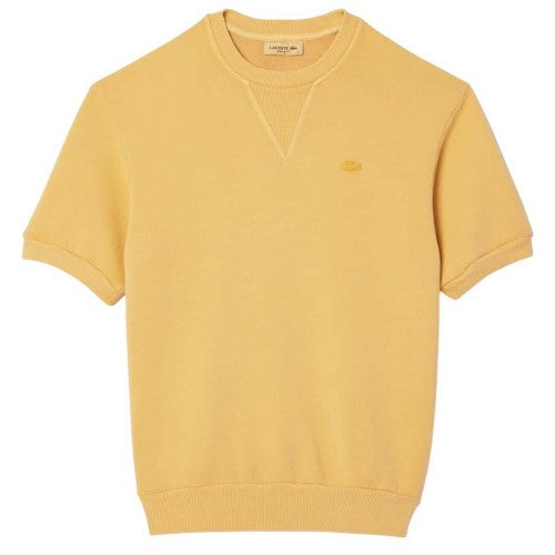 Front - Lacoste Womens/Ladies Natural Dyed Fleece T-Shirt