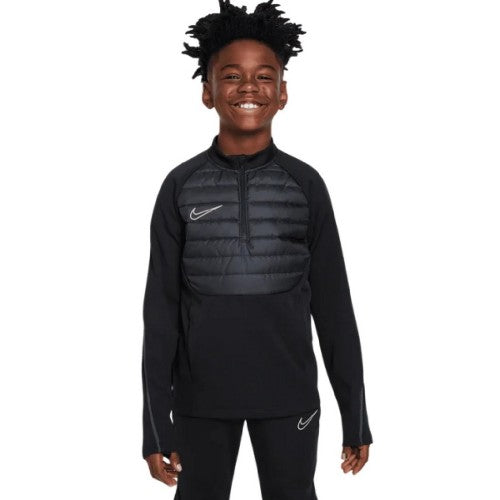 Front - Nike Childrens/Kids Swoosh Raglan Long-Sleeved Drill Top