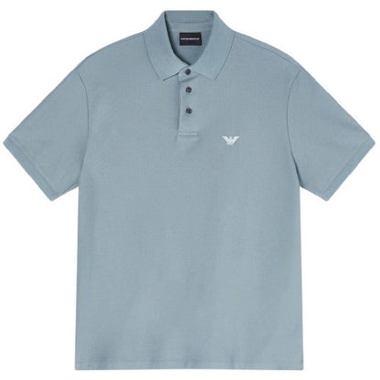 Front - Emporio Armani EA7 Mens Pique Polo Shirt