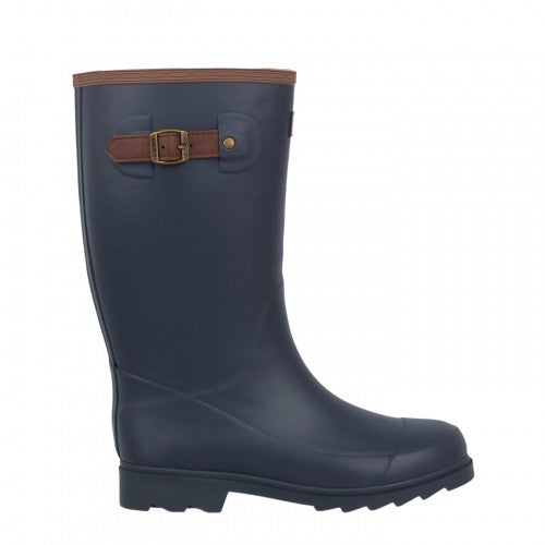 Front - Gelert Womens/Ladies Faux Fur Lined Wellington Boots