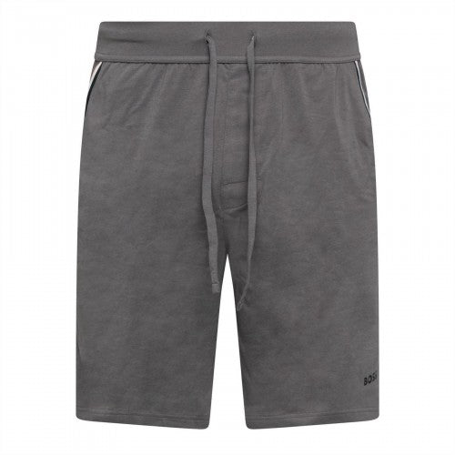 Front - Boss Mens Unique Stretch Jersey Lounge Pyjama Shorts