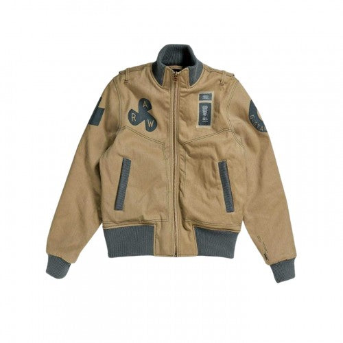 Front - G-Star Mens Logo Loose Fit Bomber Jacket