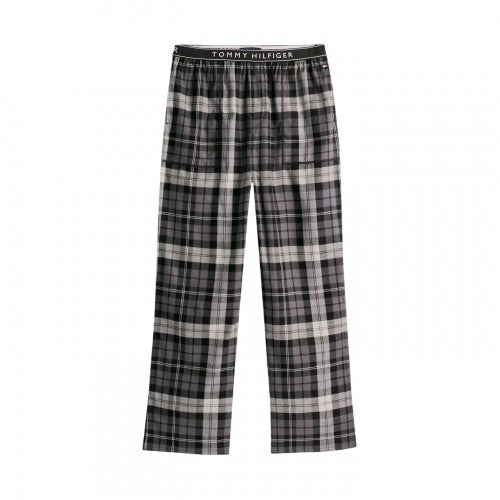 Front - Tommy Hilfiger Mens Flannel Plaid Pyjama Bottoms