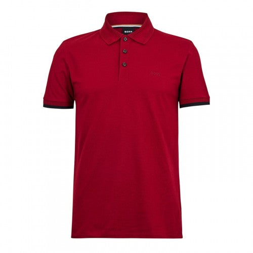 Front - Boss Mens Phillipson Collared Polo Shirt