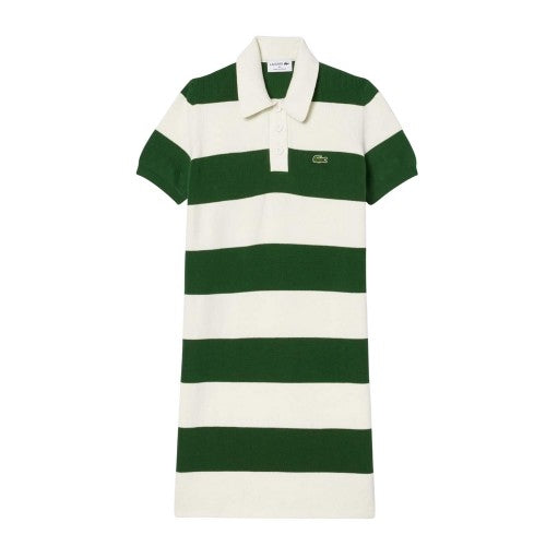 Front - Lacoste Womens/Ladies French Made Polo Shirt Dress