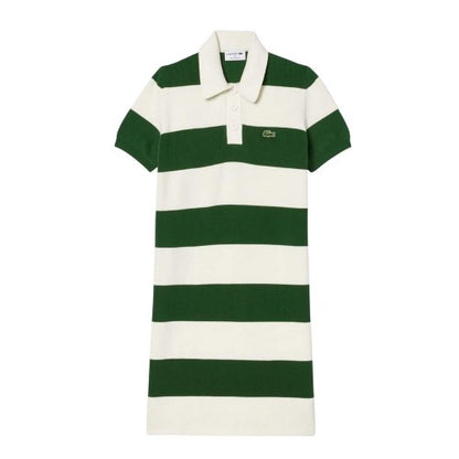 Front - Lacoste Womens/Ladies French Made Polo Shirt Dress