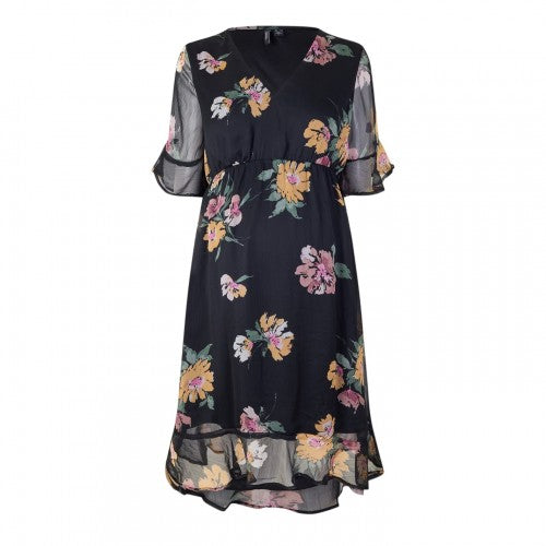 Front - Vero Moda Womens/Ladies Mo Smilla V Neck Midi Dress