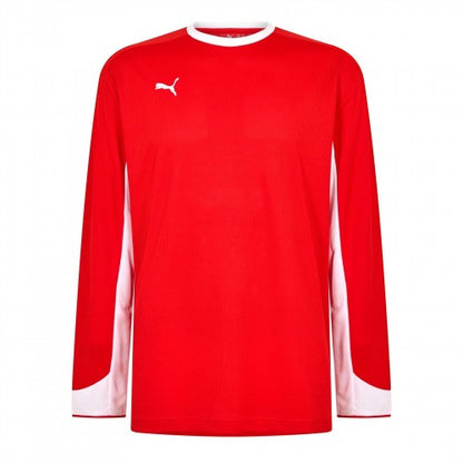 Front - Puma Mens Esito II Contrast Long-Sleeved Football Jersey