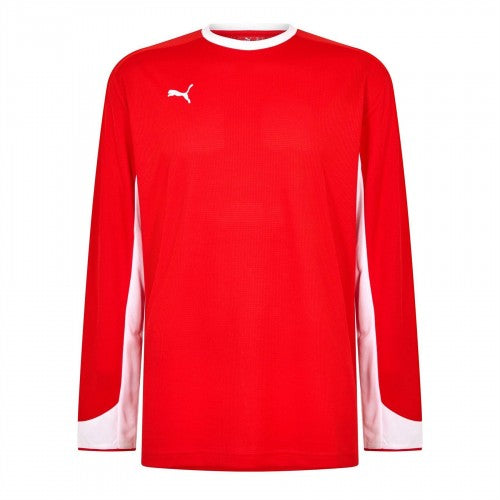 Front - Puma Mens Esito II Contrast Long-Sleeved Football Jersey