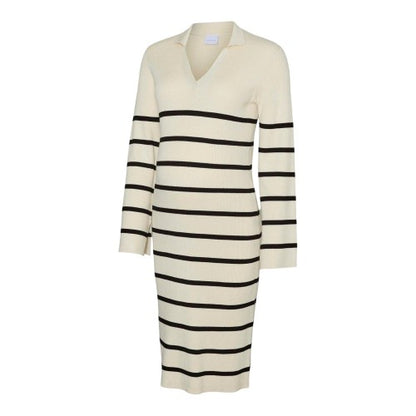 Front - Mamalicious Womens/Ladies Mlisabell V Neck Sweater Dress