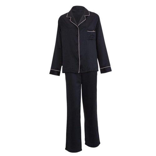 Front - Bluebella Womens/Ladies Satin Long Pyjama Set