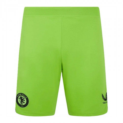 Front - Castore Mens Aston Villa F.C Aston Villa FC Goalkeeper Shorts