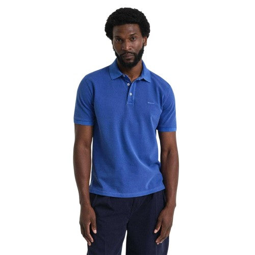 Front - Gant Mens Pique Sun Faded Polo Shirt