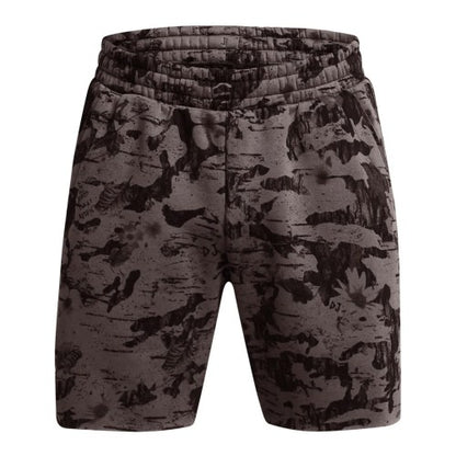 Front - Under Armour Mens Icon Fleece Camo Shorts