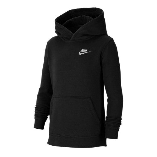 Front - Nike Boys Club Long-Sleeved Pullover Hoodie