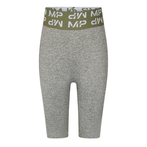 Front - MyProtein Womens/Ladies Curve Heathered Cycling Shorts