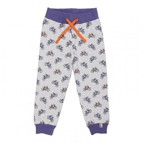 Front - Lilly & Sid Childrens/Kids Fleece Bicycle Regular Joggers